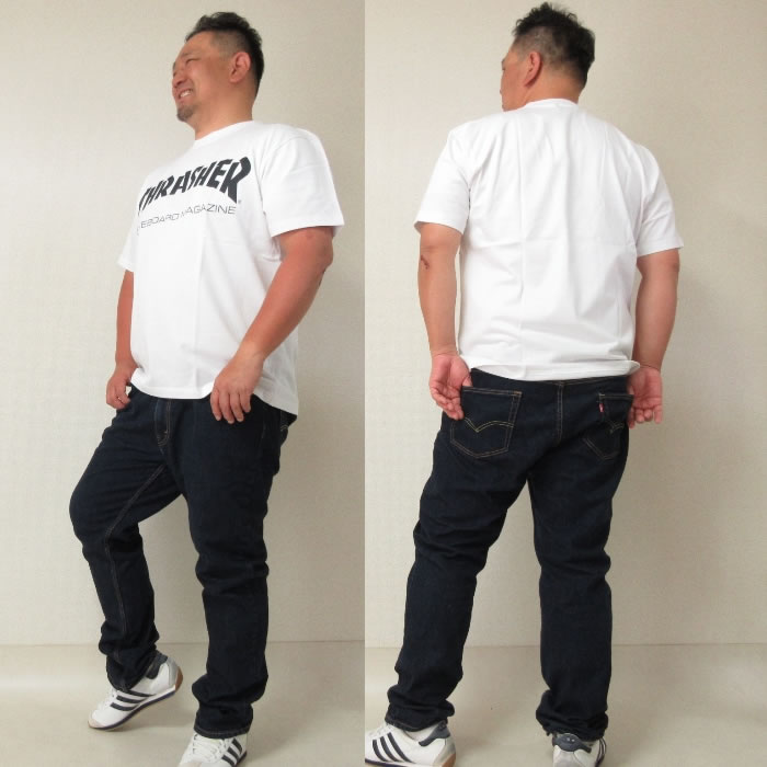 大きいサイズ キングサイズ ビッグサイズ メンズ THRASHER 半袖Tシャツ（メーカー取寄）スラッシャー 3L 4L 5L 6L 8L | THRASHER | 12