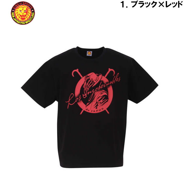 大きいサイズ キングサイズ ビッグサイズ メンズ 新日本プロレス L・I・J「Camarada」半袖Tシャツ（メーカー取寄） 3L 4L 5L 6L 8L |  | 08