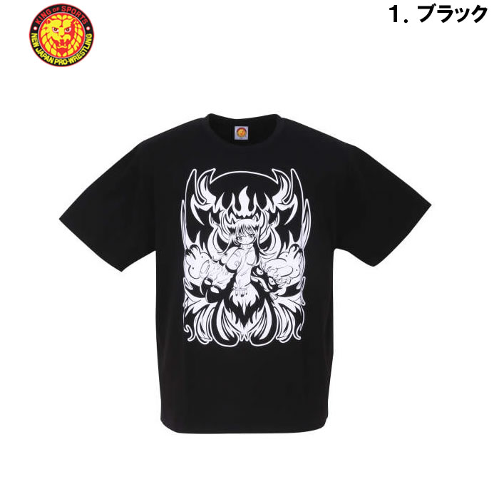 大きいサイズ キングサイズ ビッグサイズ メンズ 新日本プロレス エル・デスペラード×田中かえコラボ半袖Tシャツ（メーカー取寄） 3L 4L 5L 6L 8L |  | 08