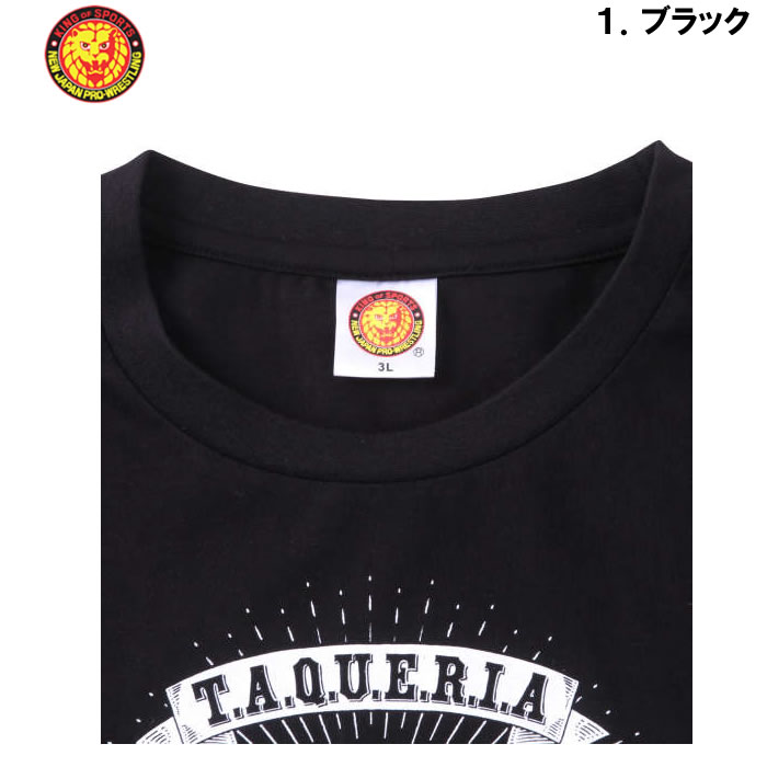 大きいサイズ キングサイズ ビッグサイズ メンズ 新日本プロレス エル・デスペラード「Carta」半袖Tシャツ（メーカー取寄） 3L 4L 5L 6L 8L |  | 10