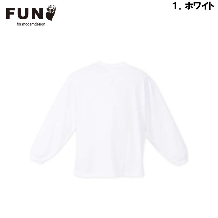 大きいサイズ メンズ FUN for modemdesign buddy ojisan長袖Tシャツ