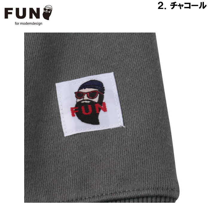 大きいサイズ メンズ FUN for modemdesign face ojisanクルーネックスウェットシャツ（メーカー取寄）ファン フォー モデムデザイン 3L 4L 5L 6L　トレーナー |  | 16