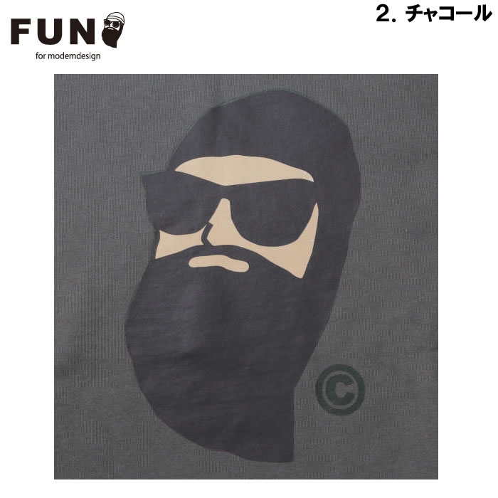 大きいサイズ メンズ FUN for modemdesign face ojisanクルーネックスウェットシャツ（メーカー取寄）ファン フォー モデムデザイン 3L 4L 5L 6L　トレーナー |  | 17