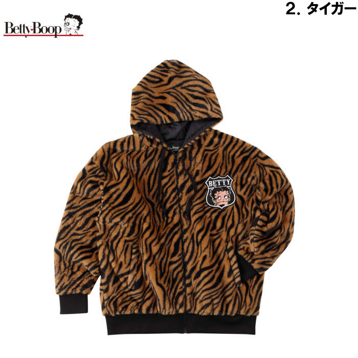 大きいサイズ キングサイズ ビッグサイズ メンズ BETTY BOOP フェイクファーフルジップパーカージャケット（メーカー取寄）ベティブープ 3L 4L 5L 6L 8L | BETTY BOOP | 15