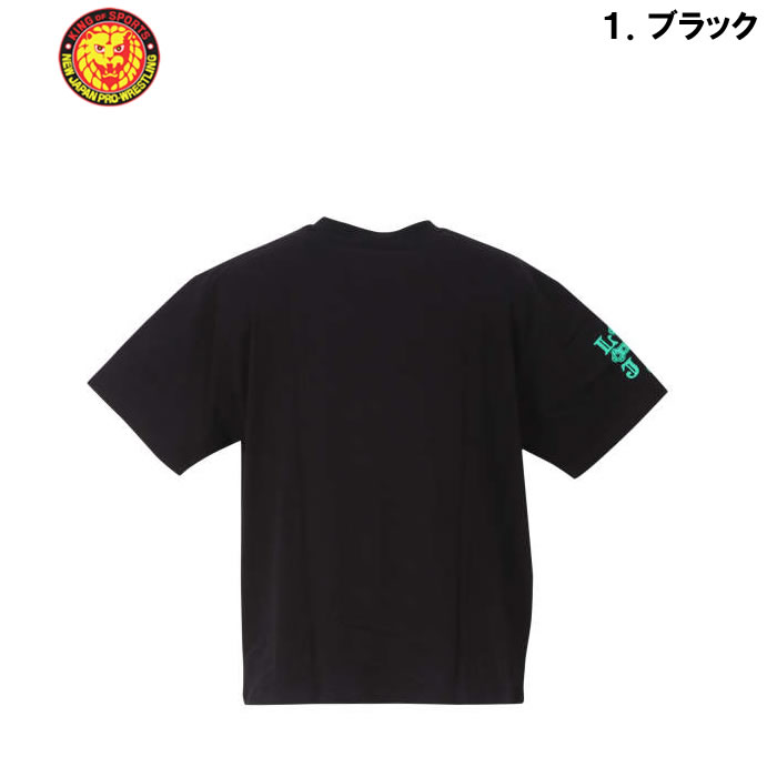 大きいサイズ キングサイズ ビッグサイズ メンズ 新日本プロレス L・I・Jカラベラ半袖Tシャツ（メーカー取寄） 3L 4L 5L 6L 8L　内藤哲也 |  | 07