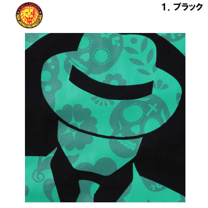 大きいサイズ キングサイズ ビッグサイズ メンズ 新日本プロレス L・I・Jカラベラ半袖Tシャツ（メーカー取寄） 3L 4L 5L 6L 8L　内藤哲也 |  | 09