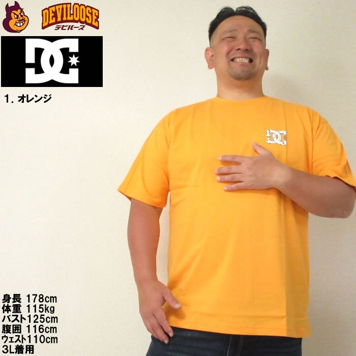 大きいサイズ メンズ DCSHOES 24 BORN コットン 半袖 Tシャツ（メーカー取寄） ディーシーシューズ 3L 4L 5L 6L キングサイズ ビッグサイズ | DC SHOES | 09