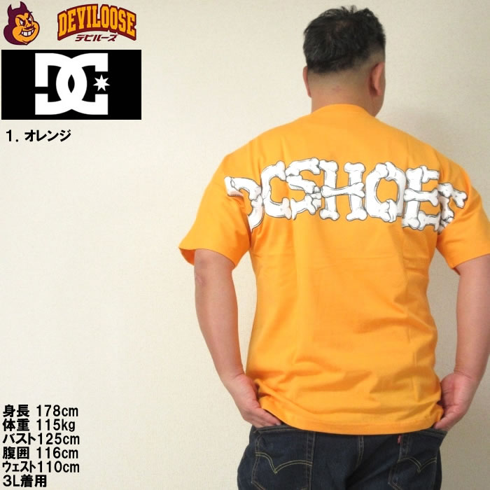 大きいサイズ メンズ DCSHOES 24 BORN コットン 半袖 Tシャツ（メーカー取寄） ディーシーシューズ 3L 4L 5L 6L キングサイズ ビッグサイズ | DC SHOES | 11