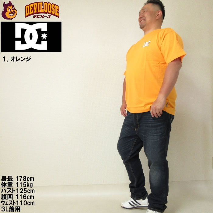 大きいサイズ メンズ DCSHOES 24 BORN コットン 半袖 Tシャツ（メーカー取寄） ディーシーシューズ 3L 4L 5L 6L キングサイズ ビッグサイズ | DC SHOES | 12