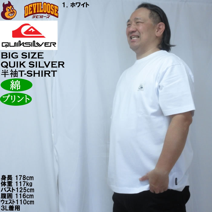 大きいサイズ メンズ Quiksilver BW HISTORY FRAME 綿 コットン 半袖Tシャツ（メーカー取寄）クイックシルバー 3L 4L 5L 6L | Quiksilver | 11