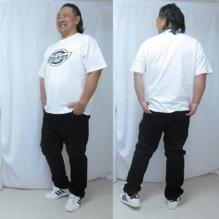 大きいサイズ メンズ DICKIES DICKIES テキストロゴ 半袖Tシャツ 綿 コットン（メーカー取寄）ディッキーズ 3L 4L 5L | Dickies | 12