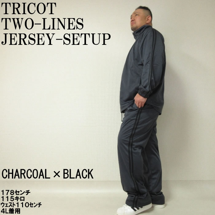 (SALE価格設定)大きいサイズ メンズ 上下ジャージセット 3L 4L 5L ジャージ 上下 メンズ セット 上下セット 部屋着 ルームウェア セットアップ　デビルーズ |  | 05