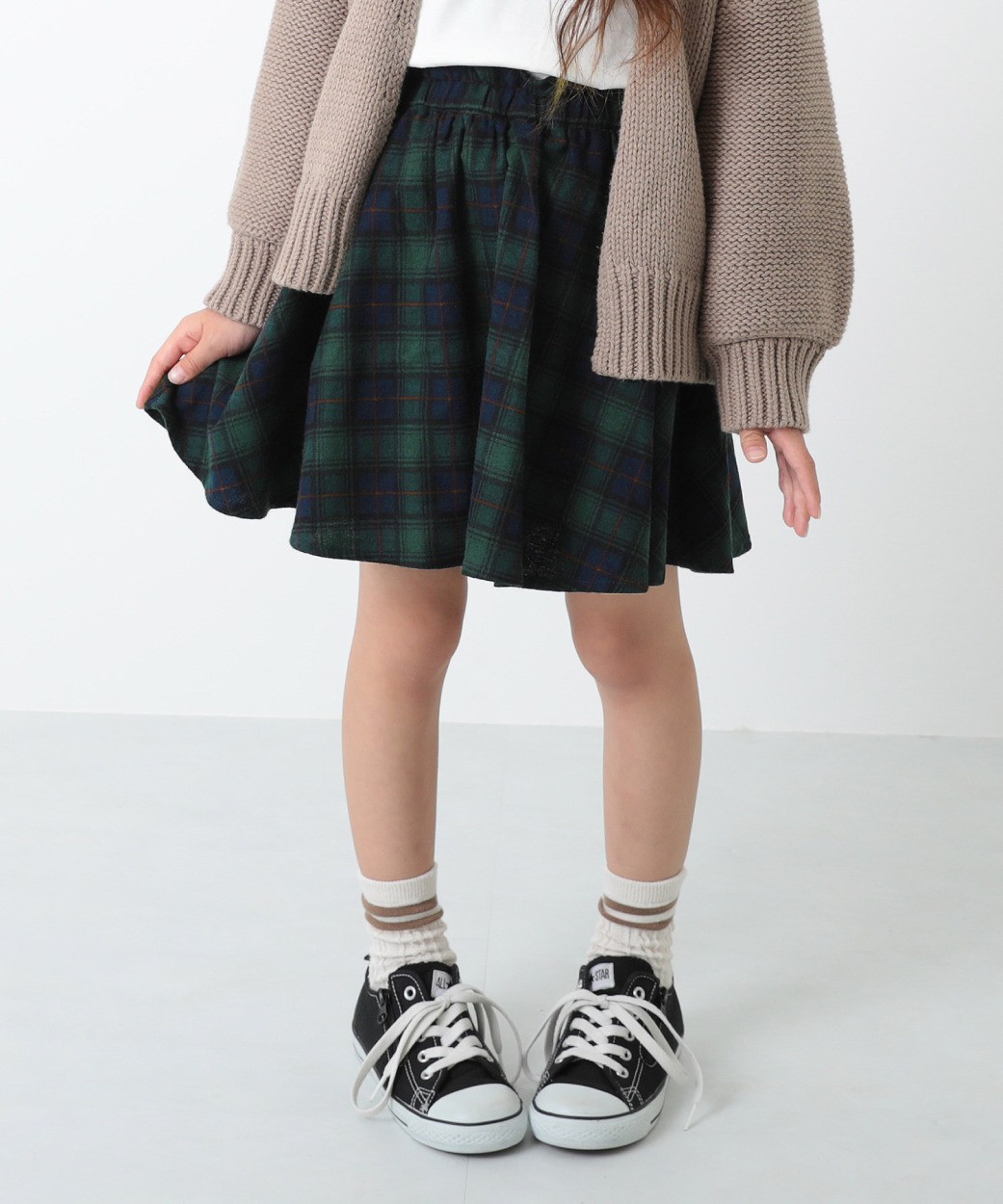 【アウトレットSALE /返品不可】子供服 スカート スカッツ キッズ 無地 シンプル フレア 女の子 スカート スカッツ ミニ丈ギャザースカッツ devirock｜devirockstore｜05