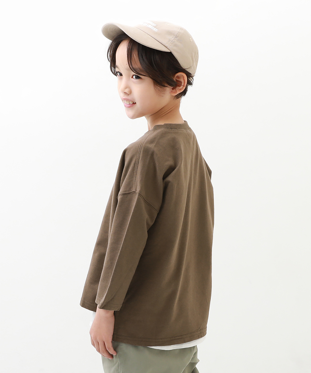 子供服 7分袖スウェットTシャツ キッズ ベビー 男の子 女の子 長袖Tシャツ ロンT トップス 長袖 devirock デビロック  :151UTP001:devirock Yahoo!ショッピング店 - 通販 - Yahoo!ショッピング