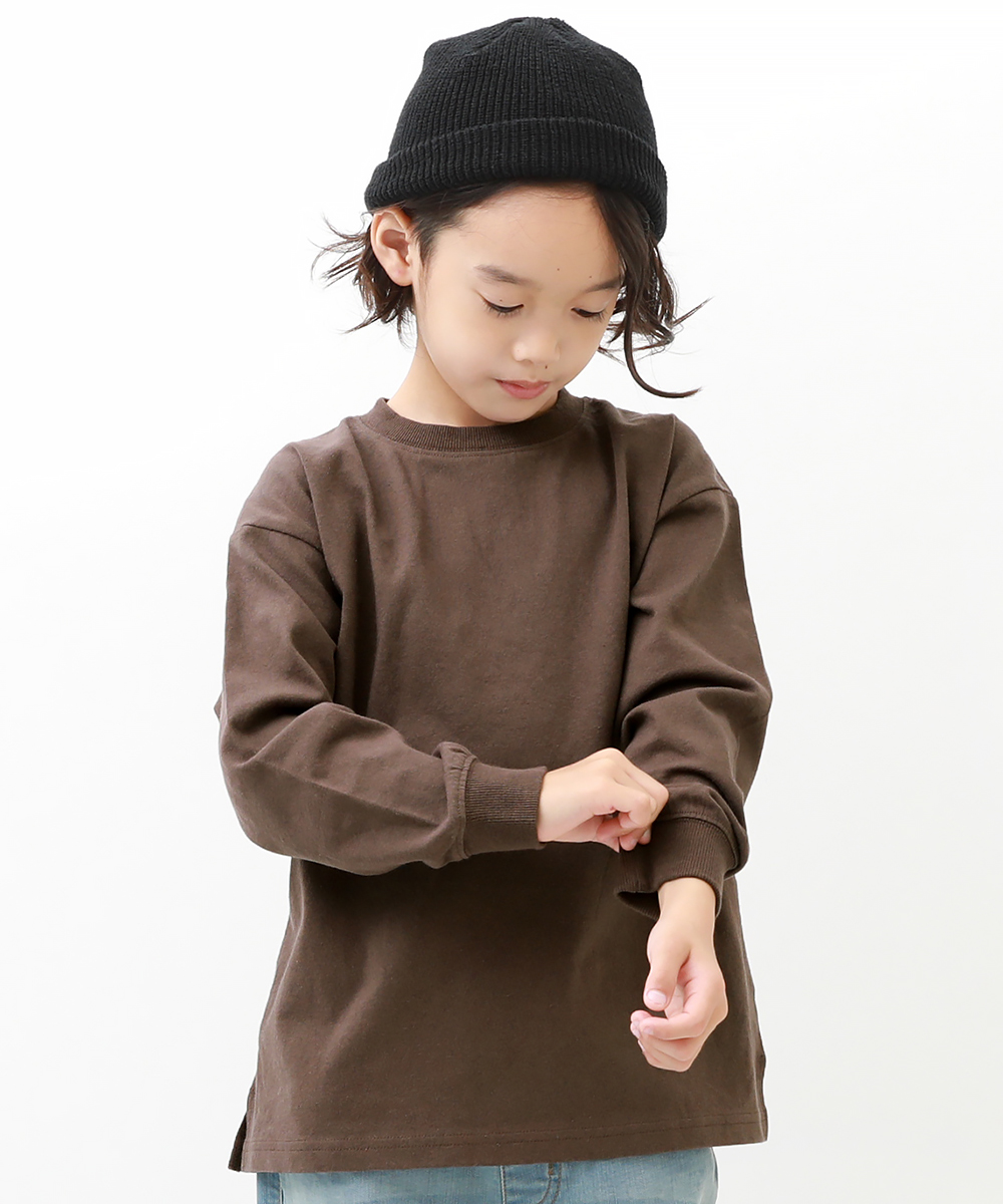 アウトレット /返品不可】子供服 ビッグシルエット袖リブ長袖Tシャツ キッズ ベビー 男の子 女の子 長袖Tシャツ トップス 長袖 devirock  デビロック :151UTP013:devirock Yahoo!ショッピング店 - 通販 - Yahoo!ショッピング