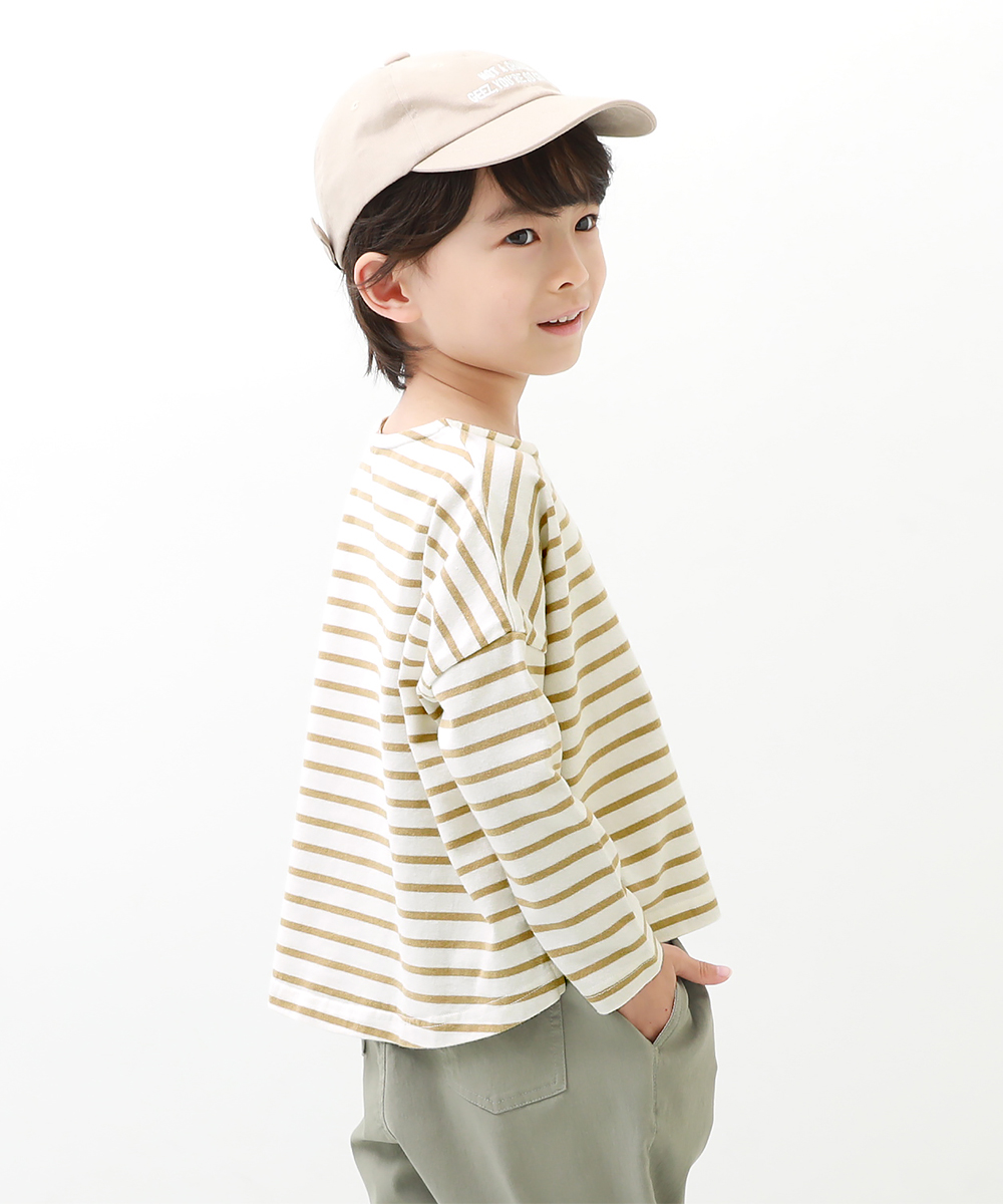 最大74 オフ 子供服 ゆるっとボーダー長袖tシャツ キッズ 男の子 女の子 長袖tシャツ ロンt 長袖 デビロック トップス Devirock