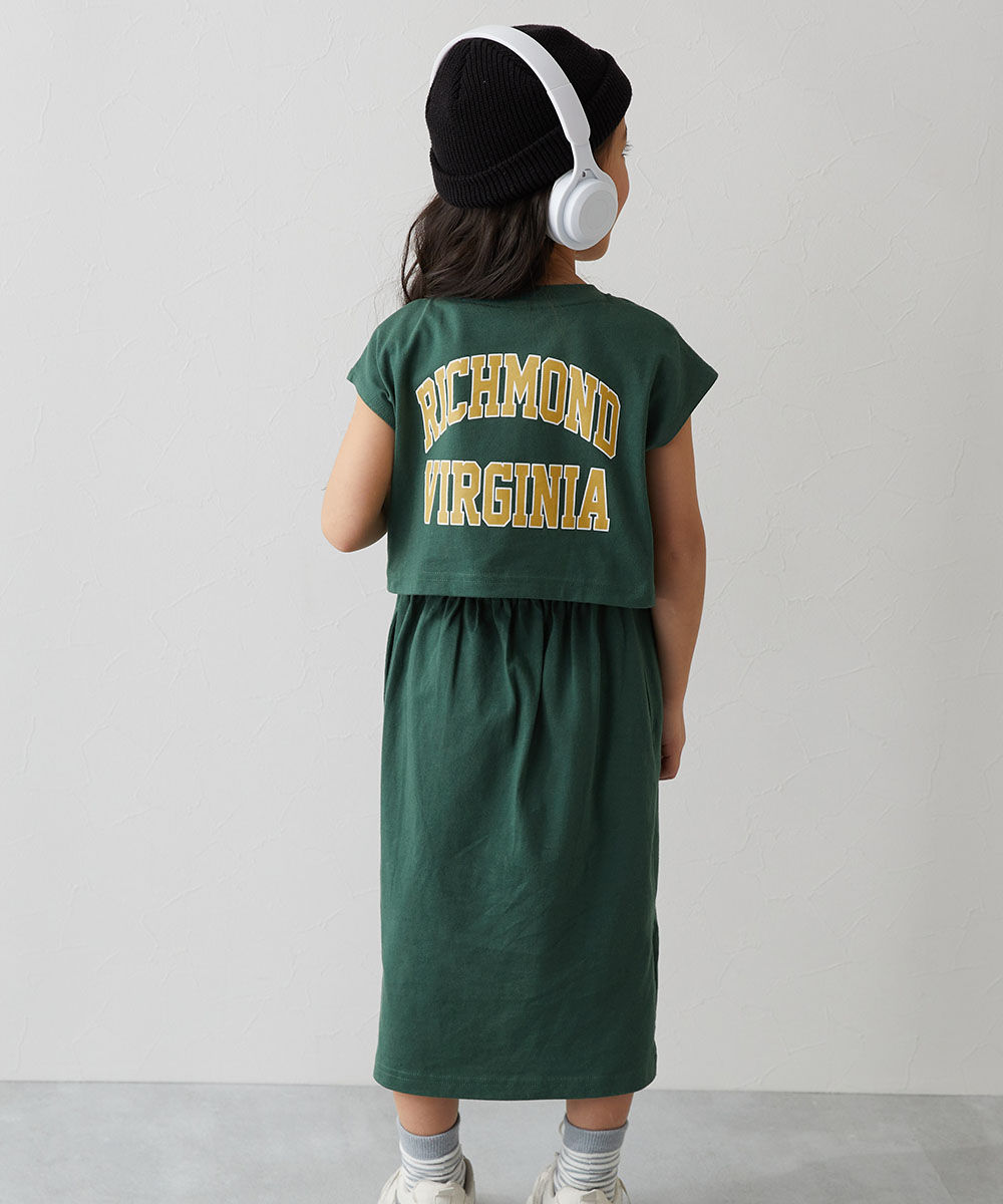 半袖ワンピース ワンピース バックデザイン 半袖ワンピース キッズ 子供服 女の子  デビロック devirock 25ss_ガールズトレンド | devirock | 06