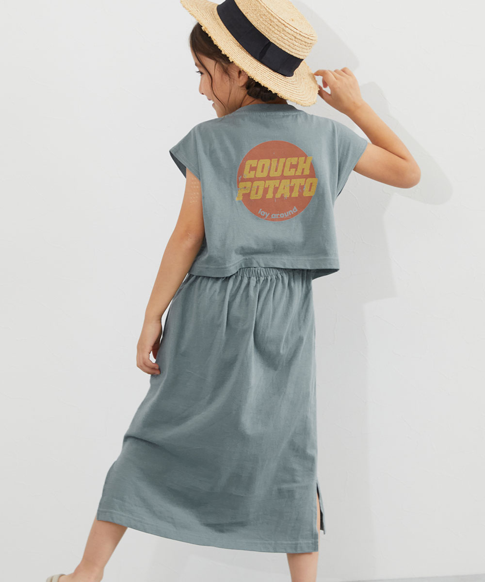 半袖ワンピース ワンピース バックデザイン 半袖ワンピース キッズ 子供服 女の子  デビロック devirock 25ss_ガールズトレンド | devirock | 05