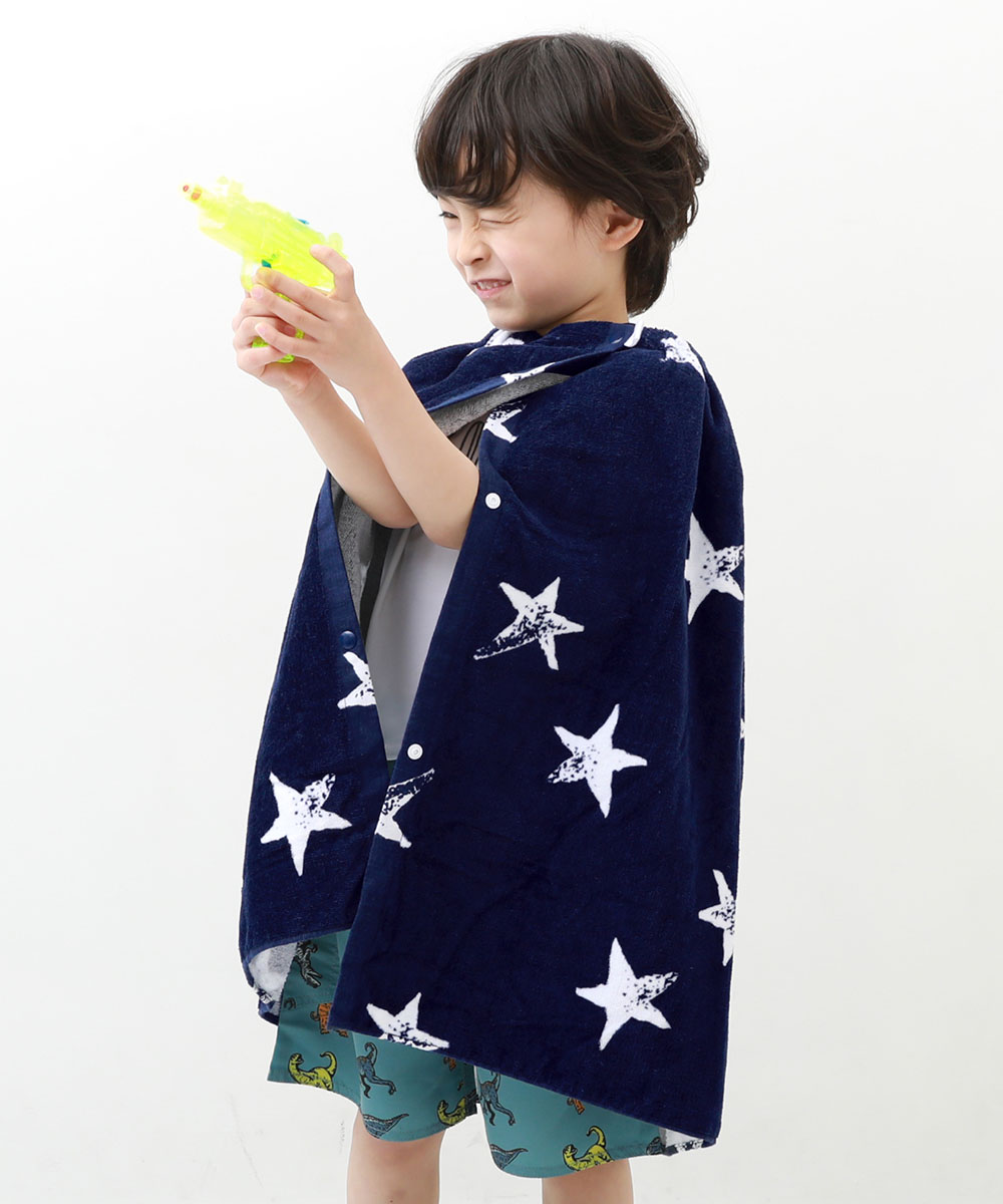 タオル ラップタオル プールグッズ 水泳 海水浴 ラップタオル 60cm キッズ 子供服 男の子 女の子 デビロック devirock | devirock | 01