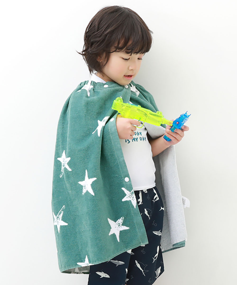 タオル ラップタオル プールグッズ 水泳 海水浴 ラップタオル 60cm キッズ 子供服 男の子 女の子 デビロック devirock | devirock | 02