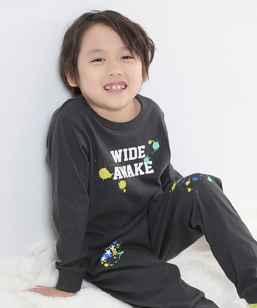 綿100% ボーイズ 裾リブ 長袖パジャマ 綿100% ボーイズ 子供服 女の子 男の子 120 130 140 150 160 ルームウェア 長袖ルームウェア デビロック devirock | devirock | 10