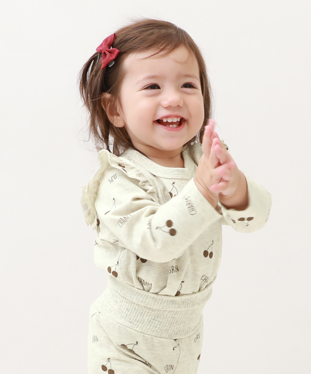 パジャマ ベビー ガールズ 長袖パジャマ キッズ ベビー服 女の子 子供服 ルームウェア 長袖ルームウェア デビロック devirock | devirock | 04