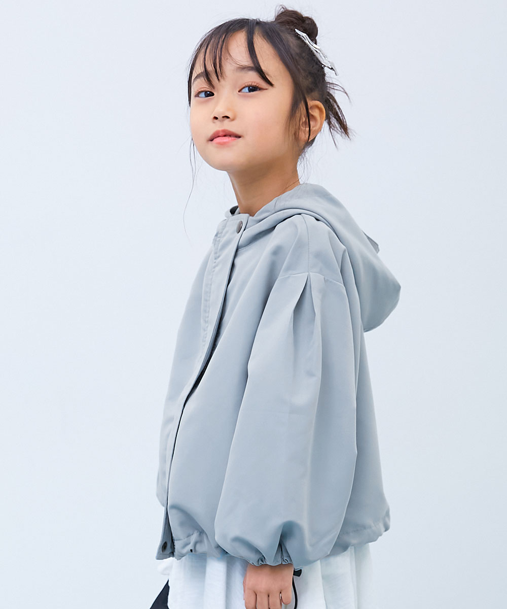羽織り フード  アウター ジャケット 2WAYで着られる バルーンシルエット マウンテンパーカー キッズ 子供服 女の子  デビロック devirock | devirock | 03