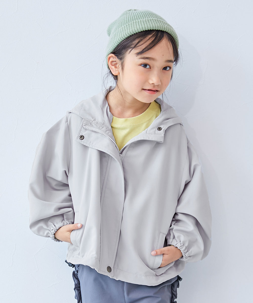 羽織り フード  アウター ジャケット 2WAYで着られる バルーンシルエット マウンテンパーカー キッズ 子供服 女の子  デビロック devirock | devirock | 02