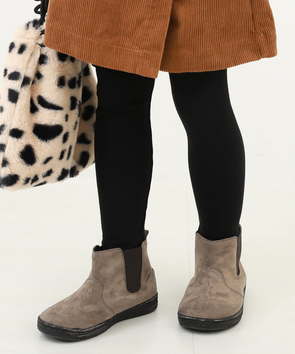 レギンス 10分丈 もちもちストレッチ 無地厚手レギンス キッズ ベビー服 子供服 女の子  デビロック devirock | devirock | 01