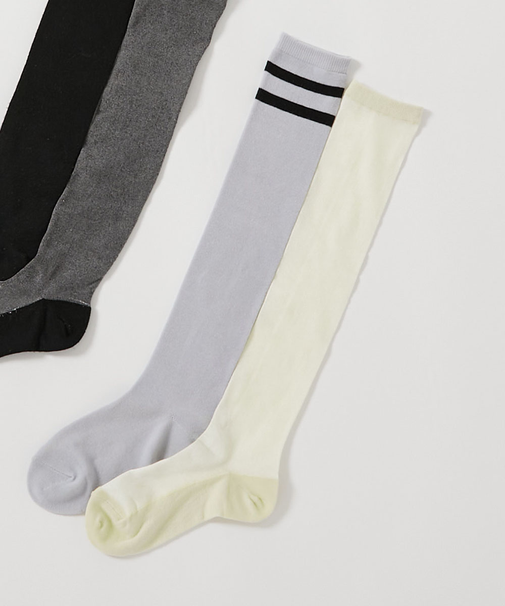 靴下 2足セット ニーハイソックス キッズ 子供服 女の子  デビロック devirock | devirock | 04