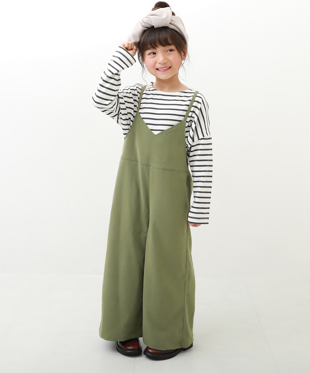 子供服 キャミサロペットキッズ 女の子 オールインワン サロペット