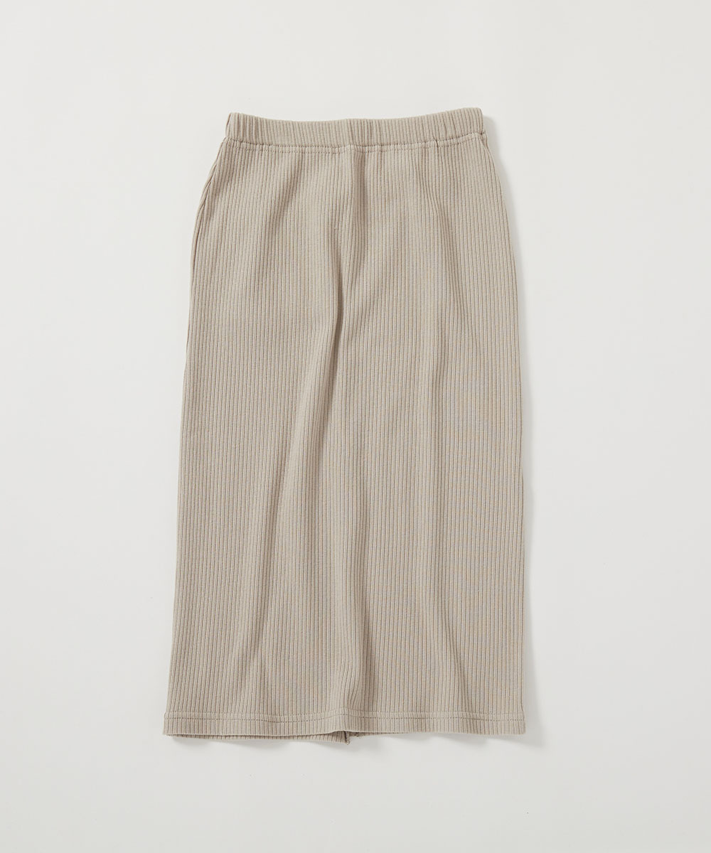 スカート ロング ボトムス リブスリットスカート キッズ 子供服 女の子  デビロック devirock | devirock | 02