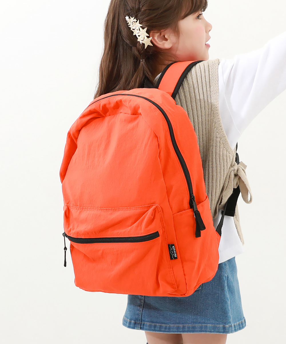 子供服 お弁当固定バンド付き 配色リュックサック(12L)キッズ 男の子 女の子 バッグ リュックサック デビロック devirock | devirock | 07