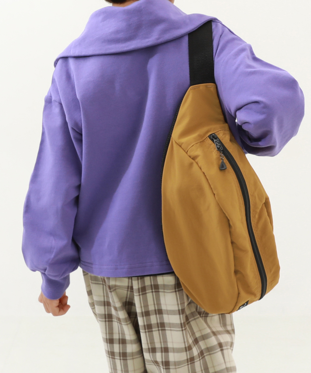 バッグ ボディバッグ キッズ 2WAY 親子で使える ゲーム機ケース固定バンド付き 配色 ショルダーバッグ 子供服 男の子 女の子 デビロック devirock | devirock | 07