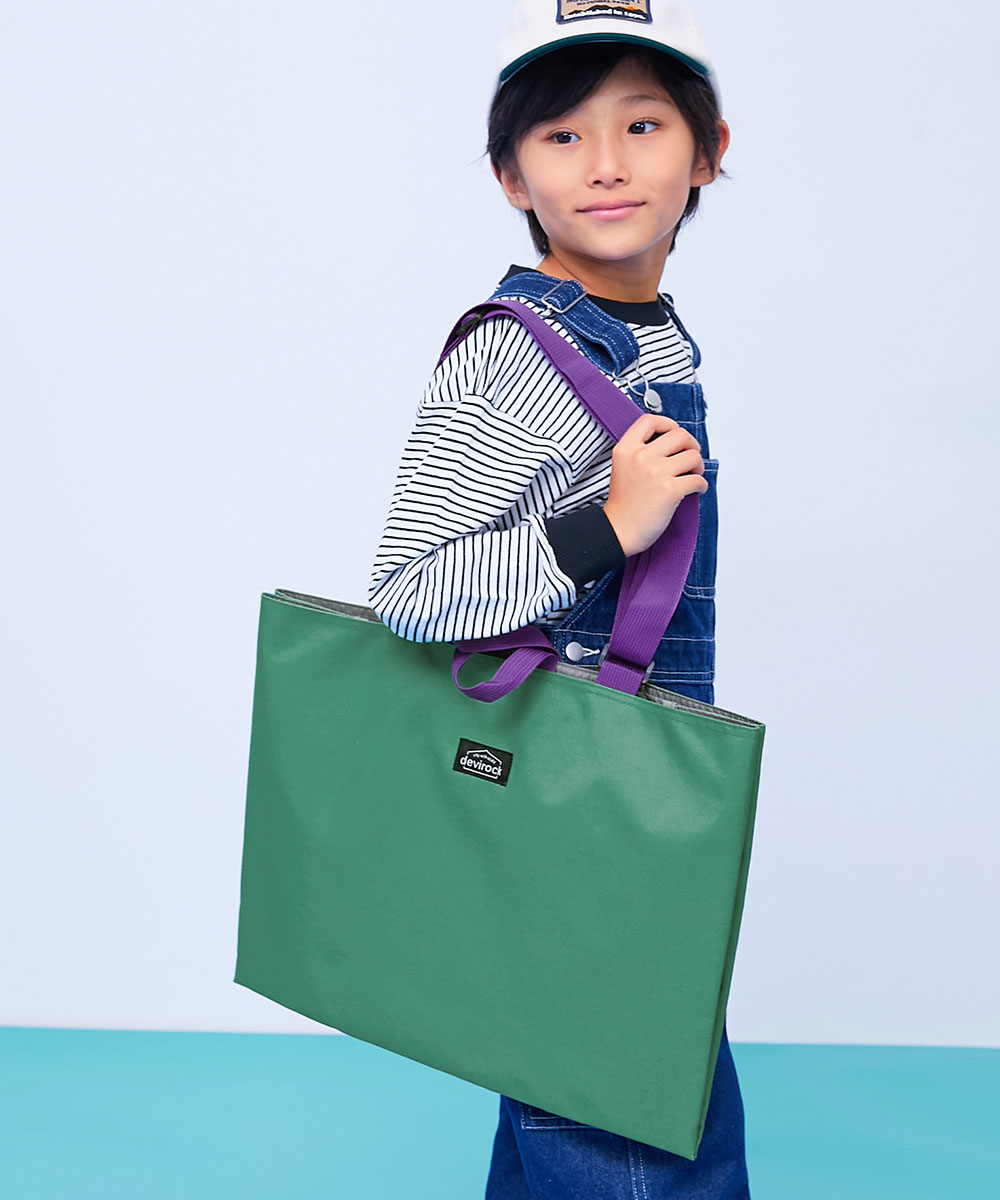 スクールバッグ トートバッグ 入園 入学 通園 通学 小学校 鍵盤ハーモニカが入る 拡張できるレッスンバッグ キッズ 子供服 男の子 女の子  デビロック devirock | devirock | 10