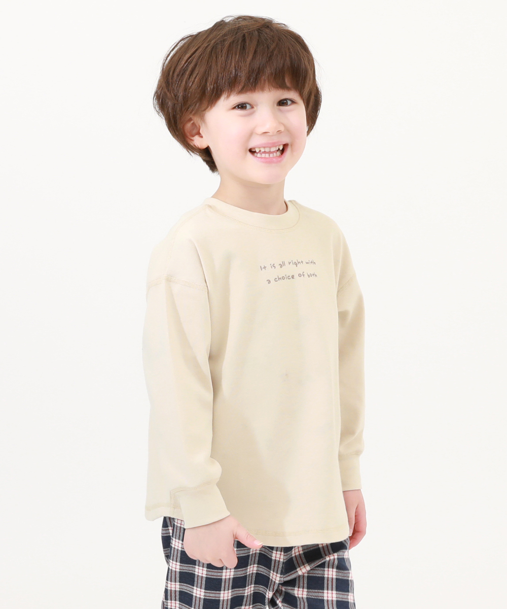 子供服 【つむぱぱコラボ】適当に着られる 表裏も前後もない 長袖Tシャツキッズ ベビー 男の子 女の子 トップス 長袖Tシャツ ロンT デビロック devirock｜devirockstore｜05