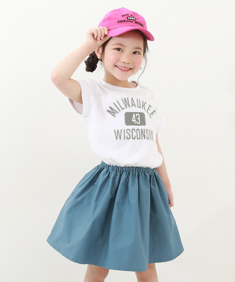devirock 子供服 ドッキング 半袖ワンピースキッズ ベビー 女の子 半袖 