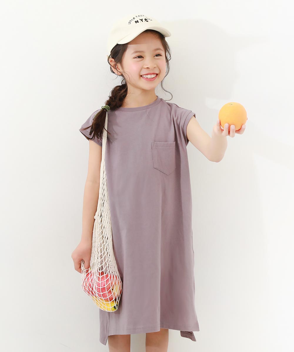 子供服 ボックスタンクワンピースキッズ 女の子 半袖ワンピース ノースリーブワンピース ワンピース デビロック devirock | devirock | 03