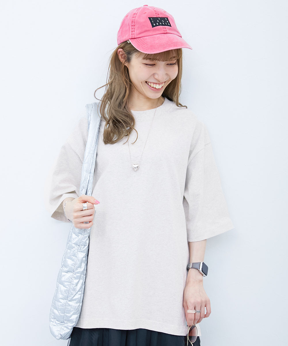 リンクコーデ 親子コーデ お揃い おそろい リンク 耐久 Tシャツ トップス 綿100% お洗濯してもよれにくい ビッグシルエット 大人 半袖Tシャツ キッズ  devirock | devirock | 04