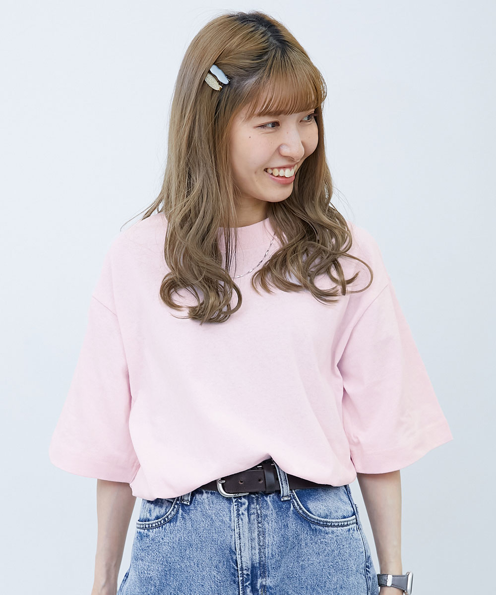 リンクコーデ 親子コーデ お揃い おそろい リンク 耐久 Tシャツ トップス 綿100% お洗濯してもよれにくい ビッグシルエット 大人 半袖Tシャツ キッズ  devirock | devirock | 16