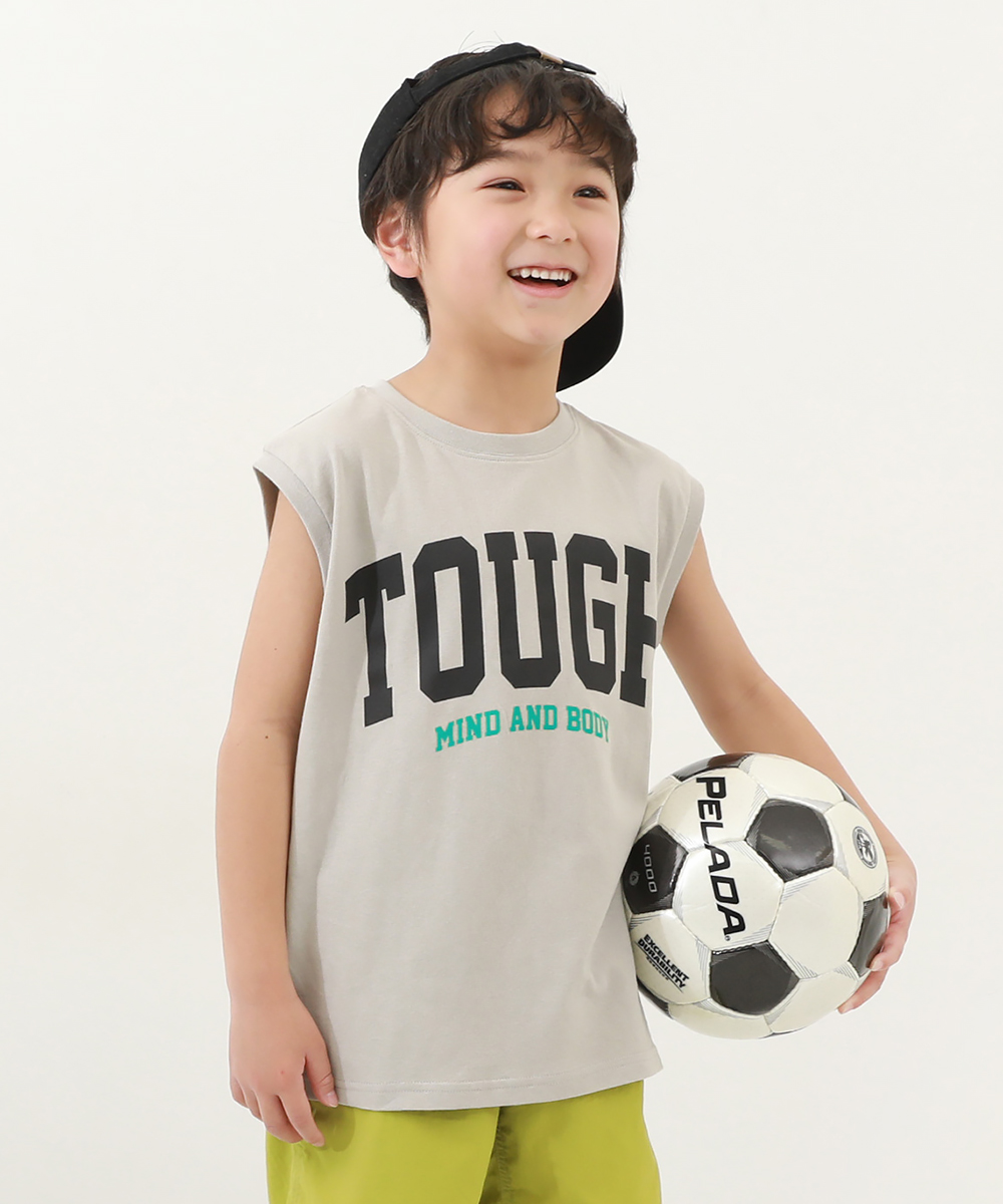 子供服 デビラボ BIGシルエット プリントタンクトップキッズ 男の子 女の子 トップス タンクトップ キャミソール ノースリーブ デビロック devirock | devirock | 06