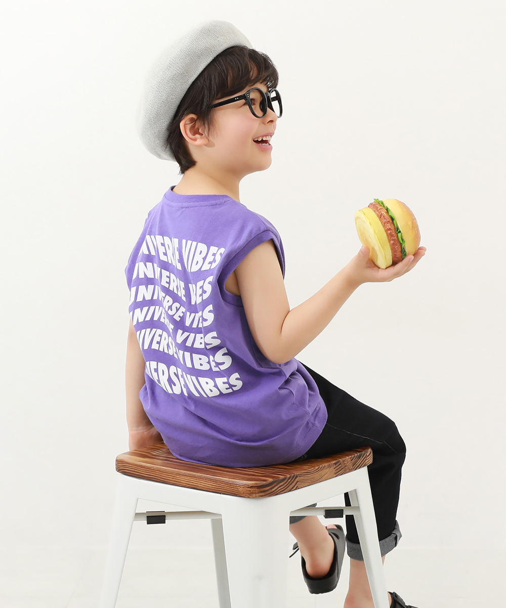 子供服 デビラボ BIGシルエット プリントタンクトップキッズ 男の子 女の子 トップス タンクトップ キャミソール ノースリーブ デビロック devirock | devirock | 08