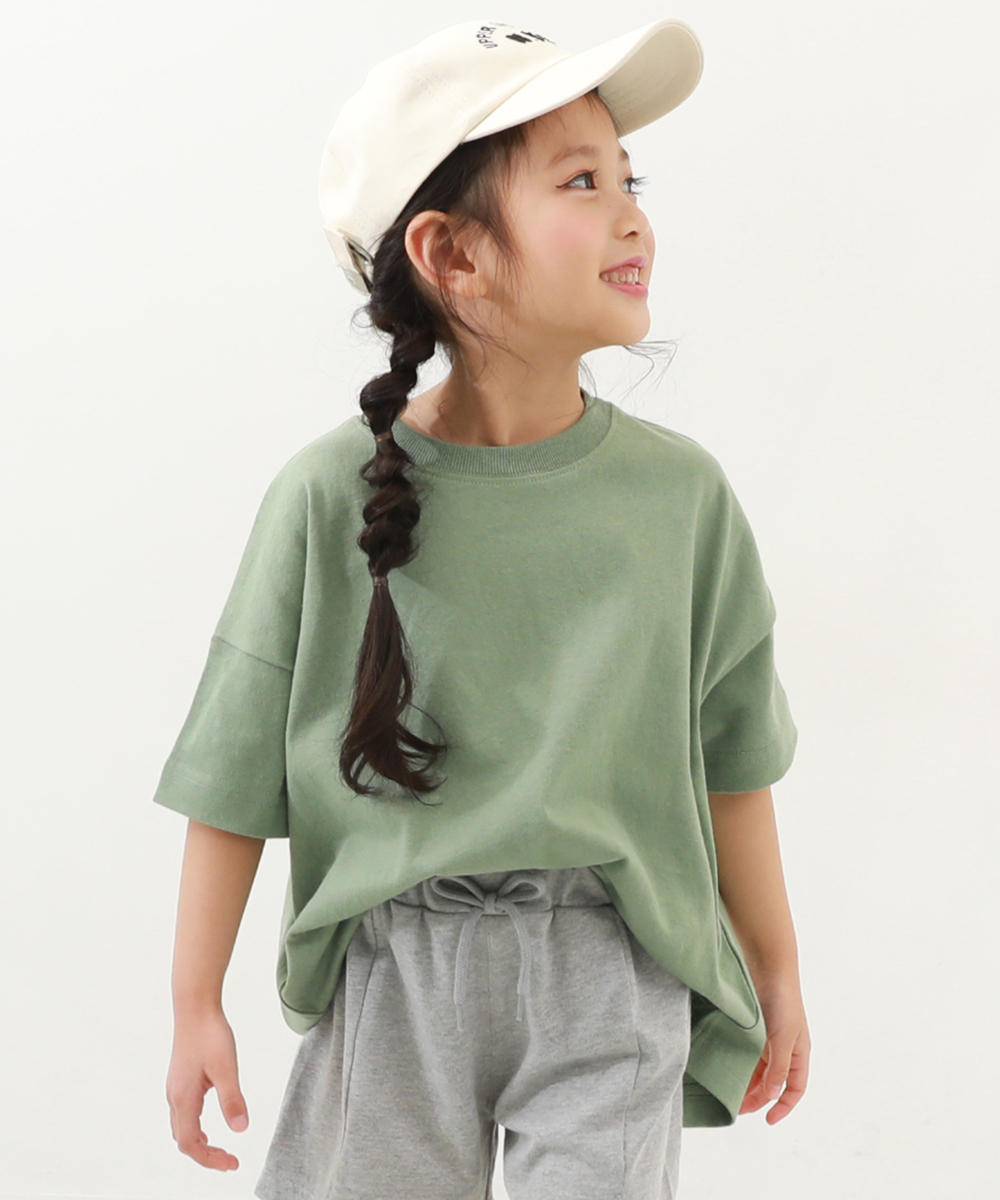 子供服 無地 ビッグシルエット 半袖Tシャツキッズ ベビー 男の子 女の子 トップス 半袖Tシャツ Tシャツ デビロック devirock｜devirockstore｜13