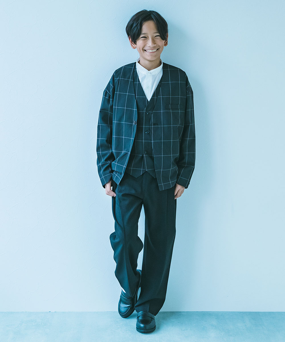 デビロック　フォーマルスーツ　セット　　卒業式　160 男の子　ネイビー devirock フォーマルスーツ セット フォーマルウェア 入学式