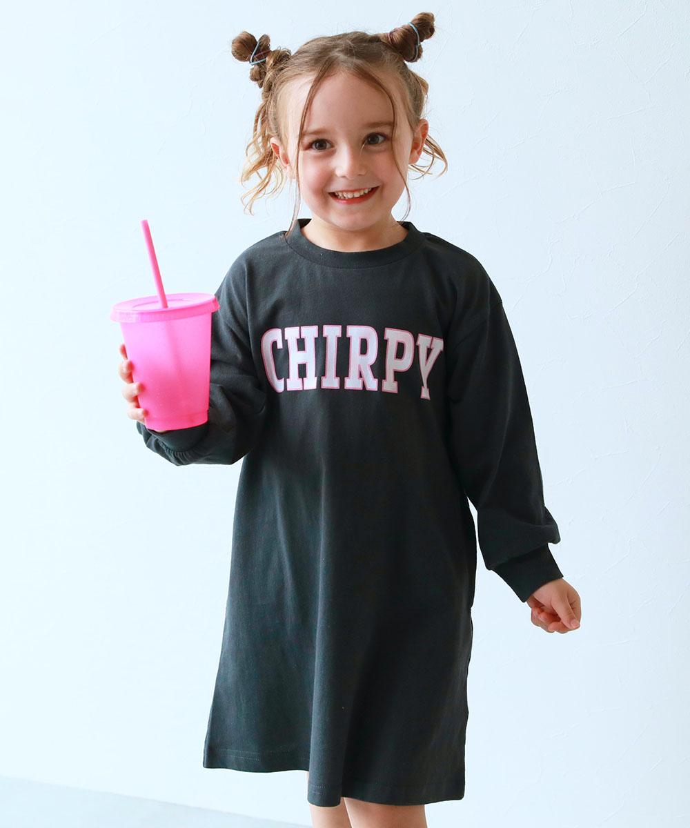 長袖ワンピース ワンピース 綿100％ デビラボ プリント 長袖ワンピース キッズ 子供服 女の子  デビロック devirock | devirock | 01