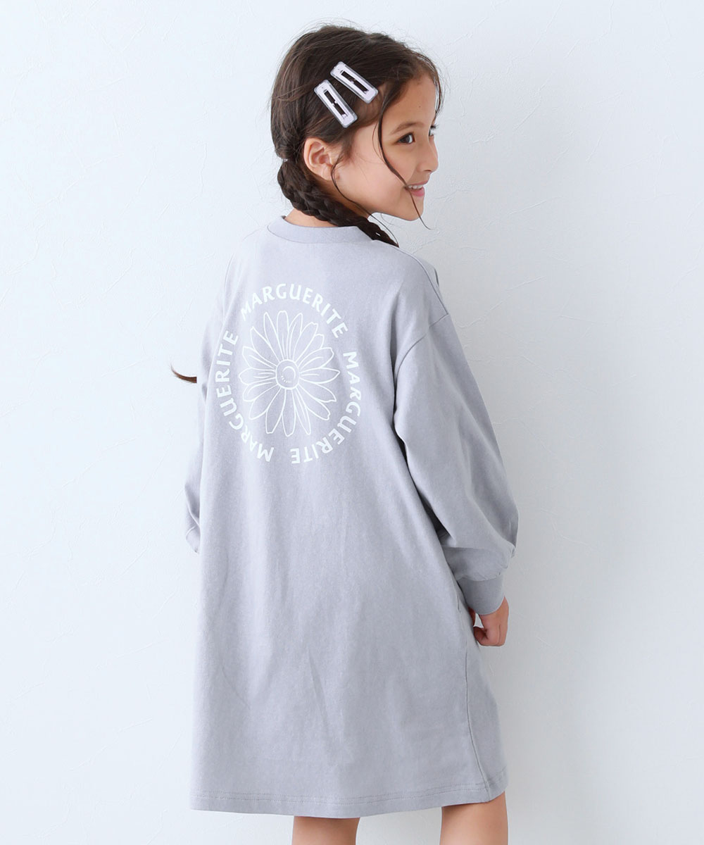 長袖ワンピース ワンピース 綿100％ デビラボ プリント 長袖ワンピース キッズ 子供服 女の子  デビロック devirock | devirock | 07