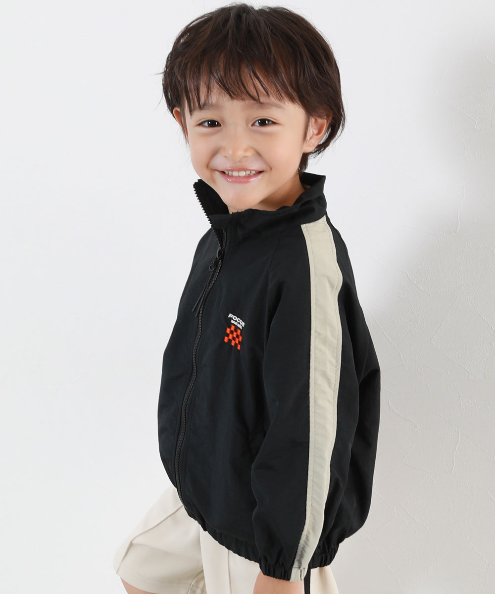 アウター ジャケット  水はじく ナイロン ライントラックジャケット キッズ 子供服 男の子 女の子  デビロック devirock 25aw_louter | devirock | 01
