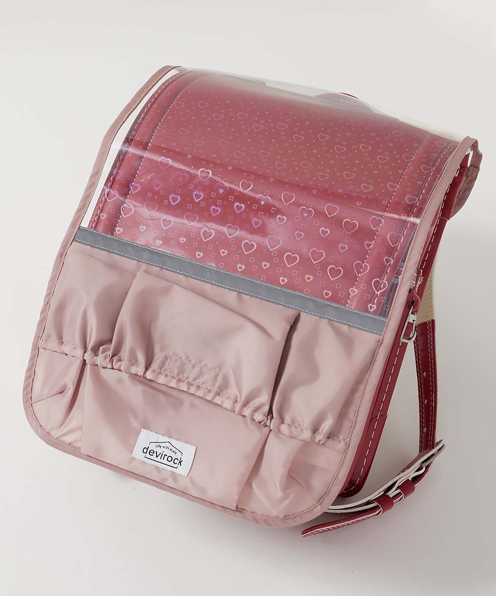 収納できるマチポケット付き 撥水 透明ランドセルカバー キッズ 子供服 男の子 女の子  デビロック devirock | devirock | 06