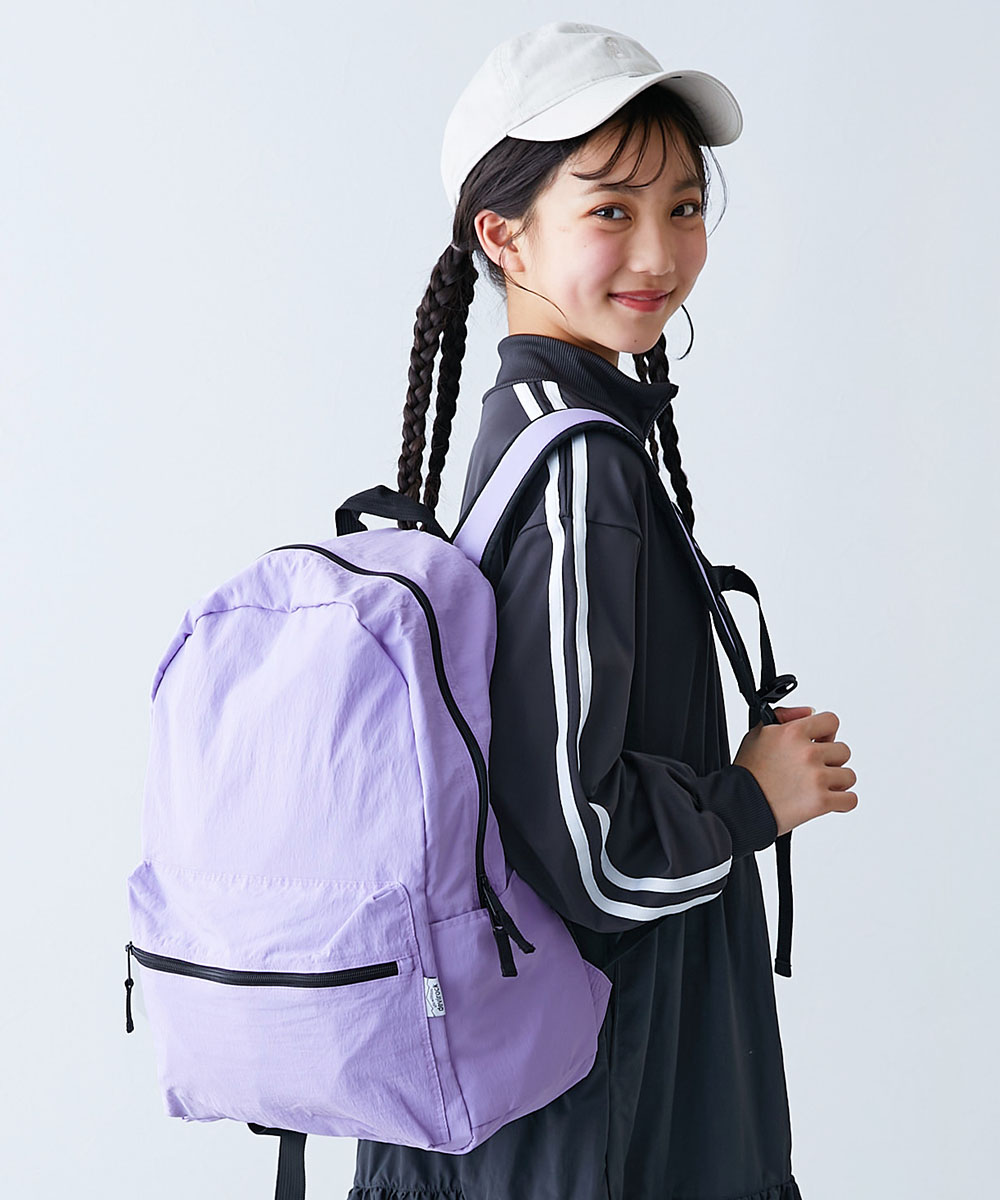 リュックサック バッグ 大人も持てる お弁当固定プレート付き 配色リュックサック(18L) キッズ 子供服 男の子 女の子  デビロック devirock | devirock | 04