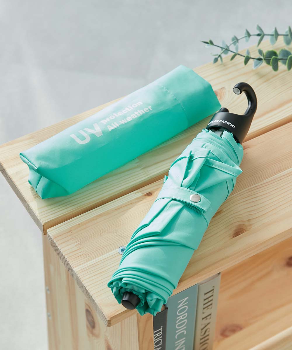 レインウェア 雨具 Ocean Pacific カラビナ付き軽量折り畳み傘(晴雨兼用) キッズ 子供服 男の子 女の子  デビロック devirock | devirock | 03